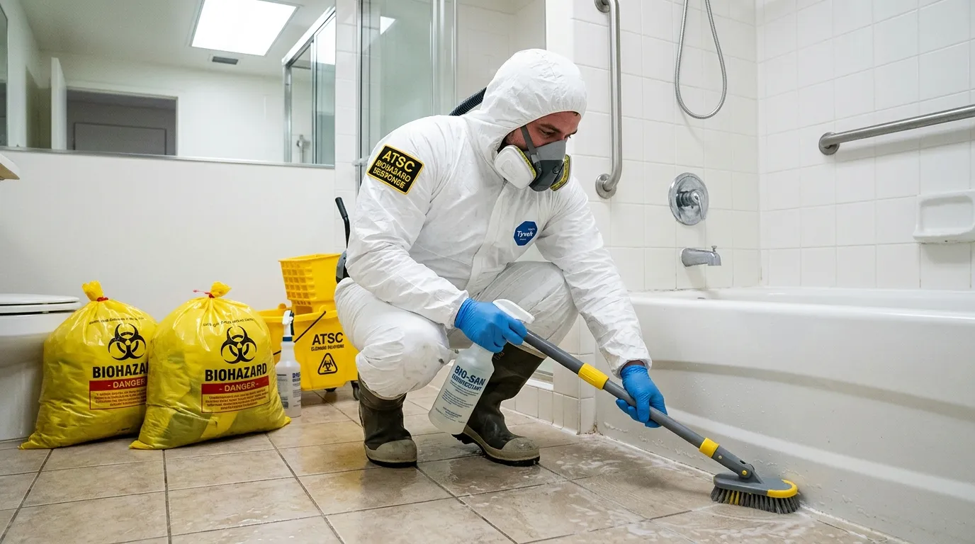 Decontamination equipment deployed for Blood Cleanup in Cohasset